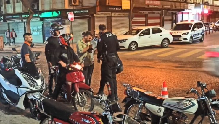 Şanlıurfa'da Motosikletlere Yönelik Şok Denetimler