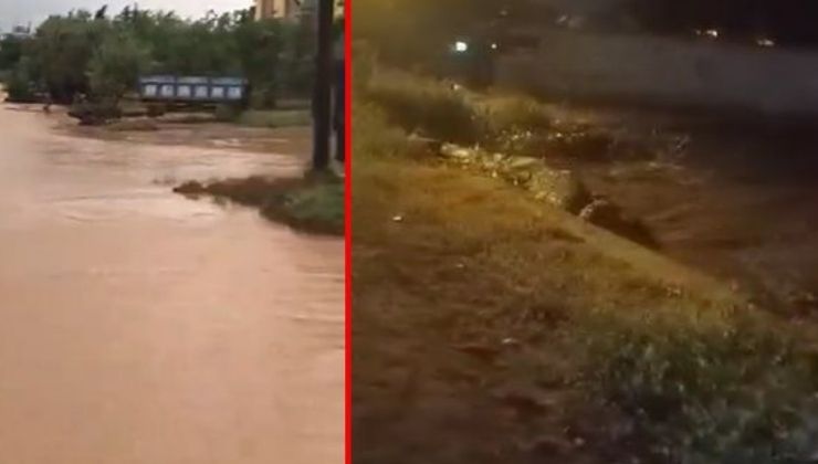 Şanlıurfa'da Sağanak Yağışlar Sel Getirdi