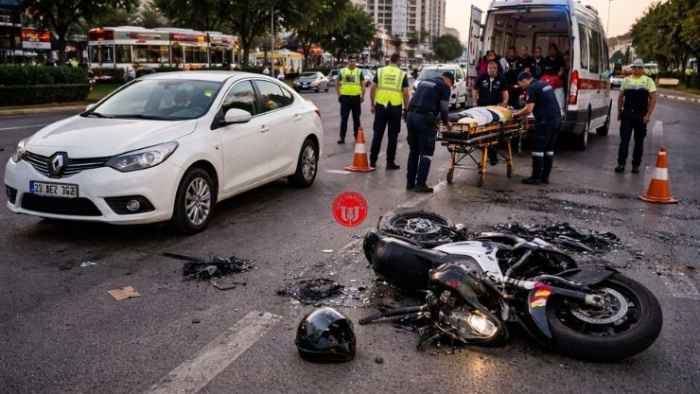 Haliliye’de Otomobil ile Motosiklet Çarpıştı: 1 Yaralı