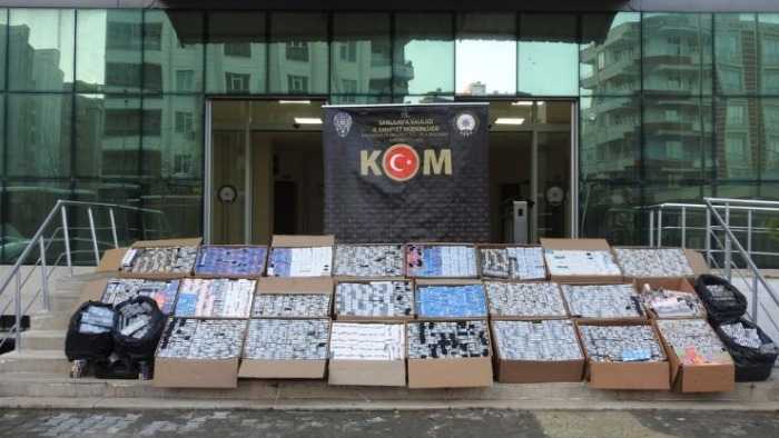 Urfa'da 2.5 Milyonluk Kaçak Ürün Ele Geçirildi