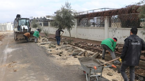 Karaköprü’de Yağış Sonrası Seferberlik