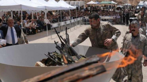 PKK’da Fesih Süreci Başladı: Silahlar Teslim Edildi, Yakıldı