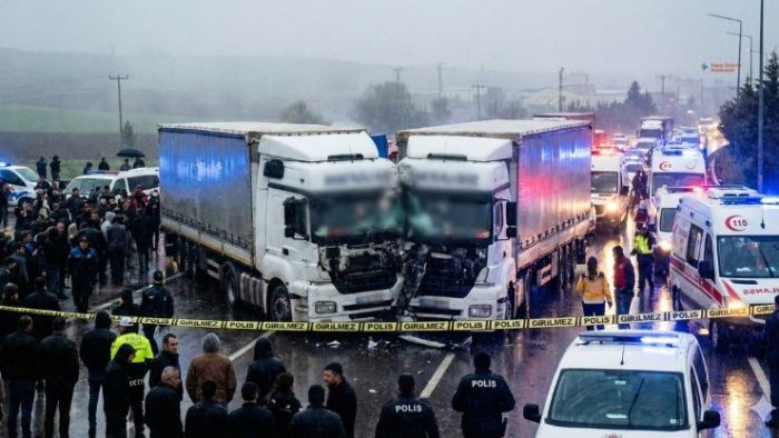 Siverek'te İki Tır Çarpıştı: 1 Yaralı