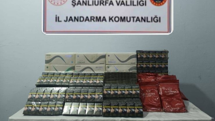 Şanlıurfa'da Kaçak Nargile Tütünü ve Çay Yakalandı